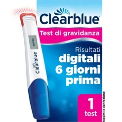 Test Di Gravidanza Rilevazione Digitale Precoce Clearblue, Risultati Digitali Con 6 Giorni Di Anticipo – 1 Test Digitale