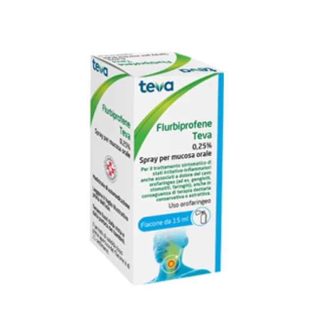Teva Flurbiprofene Te Os Spray 15Ml