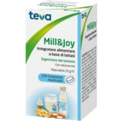 Teva Mill&Joy Integratore A Base Di Lattasi 100 Compresse Masticabili Salute Metabolica