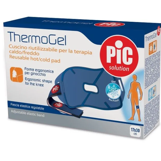 Thermogel Ginocchio Fascia 17X30 Cm Itc - Dispositivo Medico Classe I Caldo/Freddo