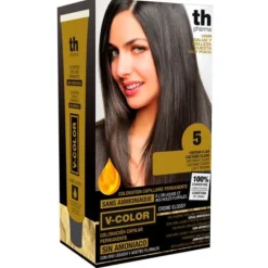 Th Pharma V Color Kit Tintura Senza Ammoniaca N 5 Con Oro Liquido Tinte