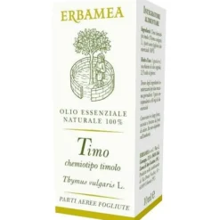 TIMO CHEMIOTIPO TIMOLO OLIO ESSENZIALE 10ML - INTEGRATORE ALIMENTARE