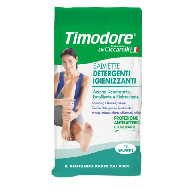Timodore Salviette Deodoranti Igienizzanti 15 Pezzi