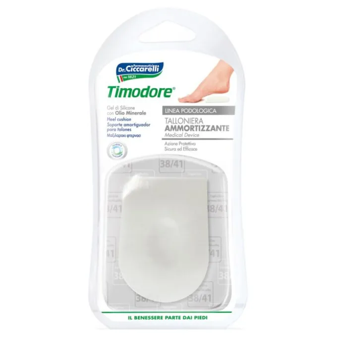 Timodore Talloniera Ammortizzante Gel Di Silicone Nâ°38-41 2 Pezzi