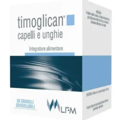 Timoglican Capelli Unghie 60 Granuli Integratori Anticaduta