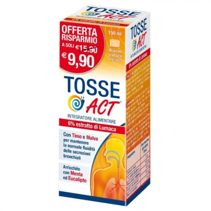 Tosse Act Integratore Benessere Naso E Gola 150 Ml