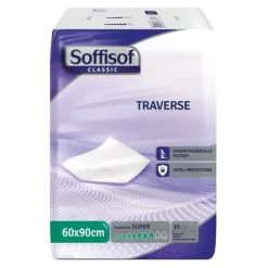 Traversa Per Incontinenza Soffisof Classic 8 Gocce 60 X 90 15 Pezzi Degenza