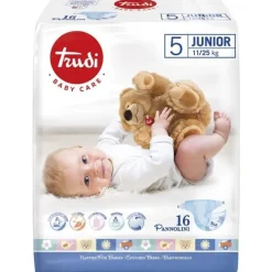 Trudi Baby Care Pannolini Bambini Junior 11/25Kg 16 Pezzi
