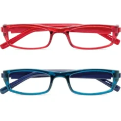 Twins Silver Essential Rosso/Blu +2,00 Occhiali