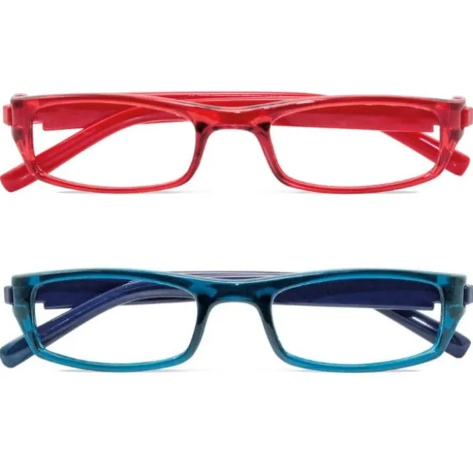 Twins Silver Essential Rosso/Blu +3,50 Occhiali