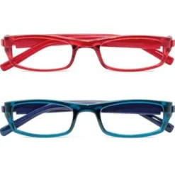 Twins Silver Essential Rosso/Blu +1,00 Occhiali