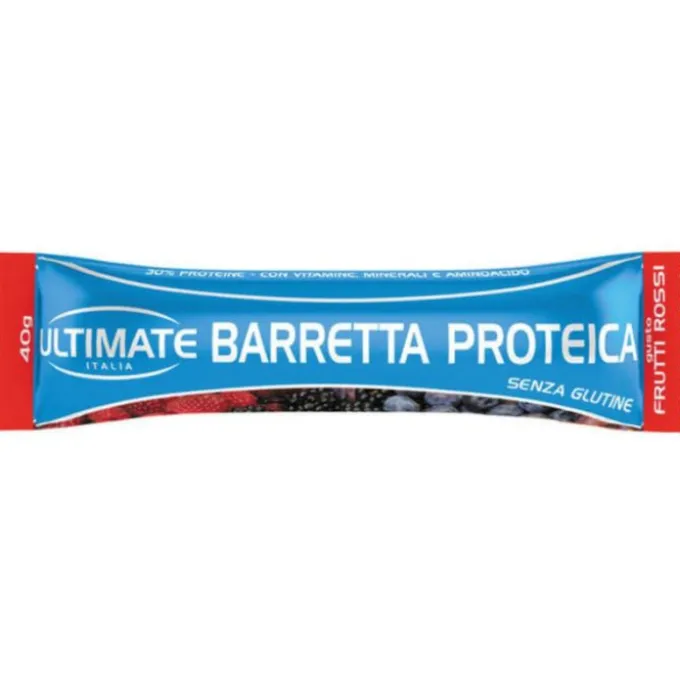 Ultimate Italia Barretta Proteica Frutti Rossi 40 G Pasti Sostitutivi
