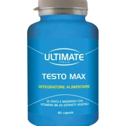 Ultimate Italia Testo Max Integratore Zinco Magnesio Vitamina B6 Estratti Vegali 90 Capsule