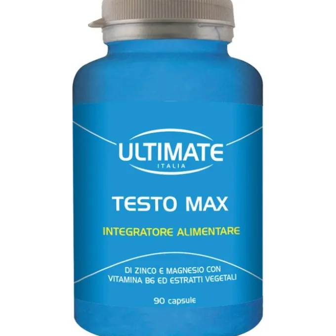 Ultimate Italia Testo Max Integratore Zinco Magnesio Vitamina B6 Estratti Vegali 90 Capsule