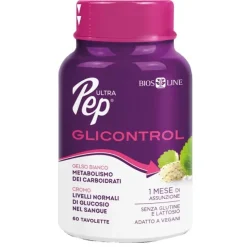 Ultra Pep Glicontrol 60 Tavolette Controllo Della Fame E Del Metabolismo