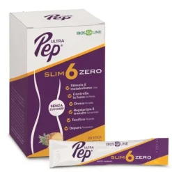 Ultra Pep Slim 6 Zero Ananas 20 Stick Controllo Della Fame E Del Metabolismo