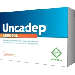 Uncadep Aerosol 20 Fiale Monodose Da 5 Ml Tosse Grassa Aerosol