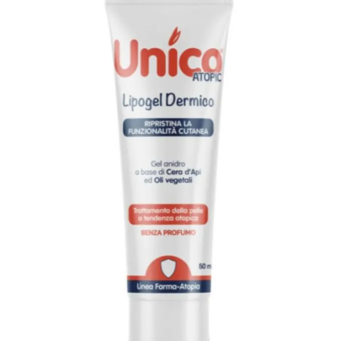 Unico Lipogel Dermico 50 Ml - Dispositivo Medico Classe Iia Idratazione Pelle Secca
