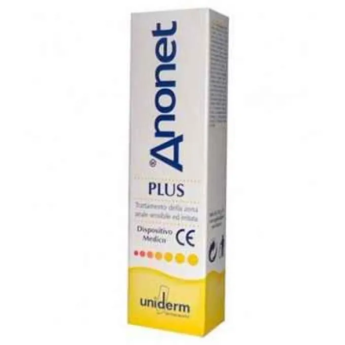 Uniderm Anonet Plus Crema Anale Emolliente Emorroidi 30 G