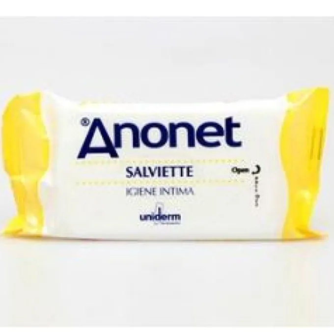 Uniderm Anonet Salviettine Intime Detergenti 15 Pezzi Igiene Quotidiana