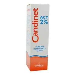 Uniderm Candinet Act 2% Schiuma Detergente Attiva Igiene Zona Ano-Genitale 150 Ml
