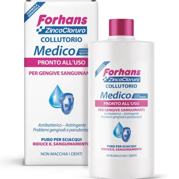 Uragme Forhans Collutorio Medico Pronto All'uso 250 Ml Anti-Placca
