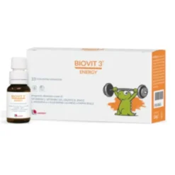 Uriach Biovit 3 Energy Integratore Energetico Bambini 10 Flaconcini Energia Bimbi