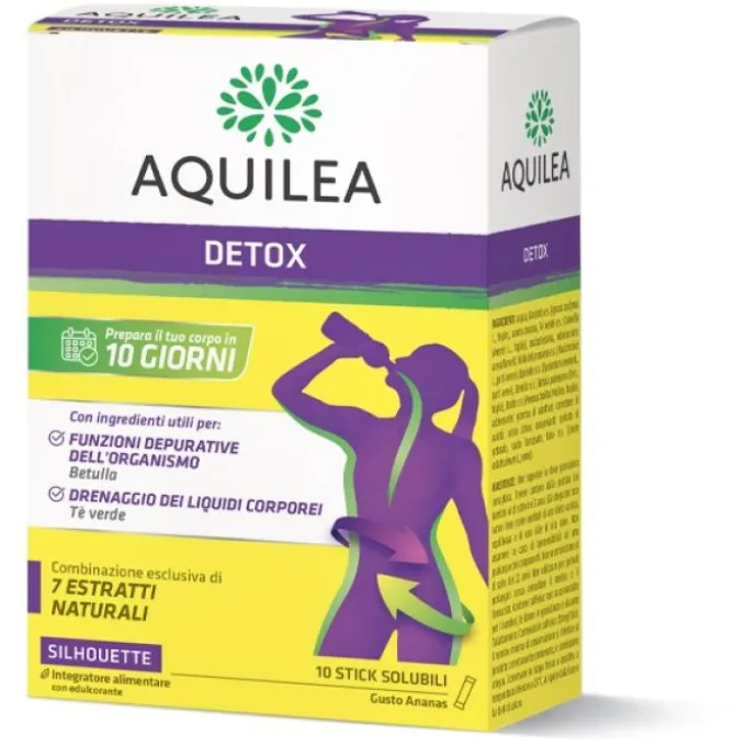 Uriach Italy Srl Aquilea Detox 10Stick Depurativi E Disintossicanti