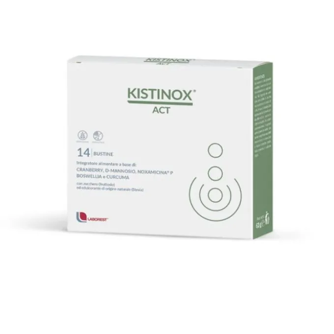 Uriach Kistinox Act Integratore Vie Urinarie 14 Bustine Salute Intima Donna
