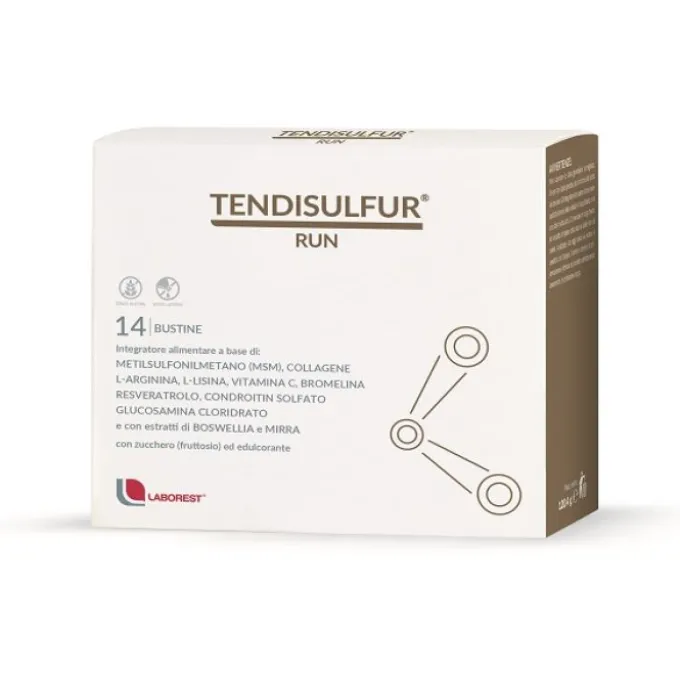 Uriach Tendisulfur Run Integratore Per Le Articolazioni 14 Bustine Salute Delle Articolazioni