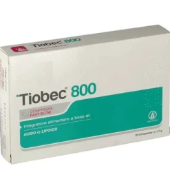 Uriach Tiobec 800 Integratore Antiossidante 20 Compresse Fast-Slow Salute Del Sistema Nervoso