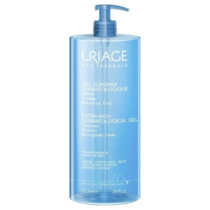 Uriage Eau Thermale Gel Surgras Dermatologico Detergente Pelle Sensibile 1 L