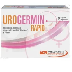 Urogermin Rapid Integratore Benessere Vie Urinarie 15 Capsule