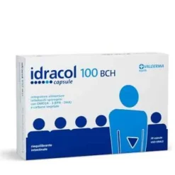 Valderma Idracol 100 Bch Integratore Flora Intestinale 20 Capsule Regolarita E Depurazione