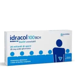 Valderma Idracol 100 Bch Integratore Flora Intestinale 10 Bustine Orosolubili