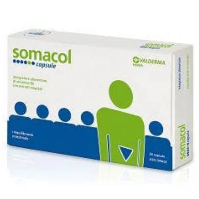 Valderma Somacol Integratore Crampi Addominali 20 Capsule Gonfiore