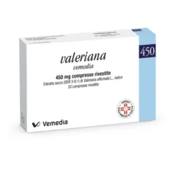 Valeriana Vemedia 20 Compresse Rivestite 450 Mg
