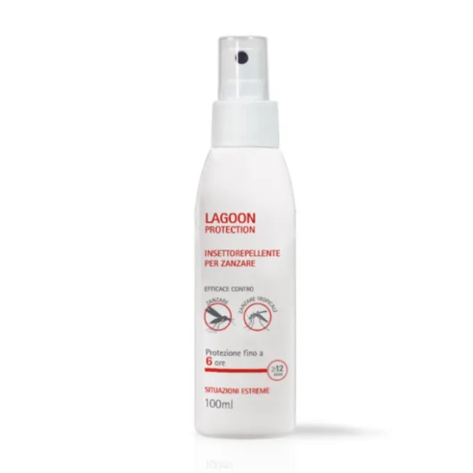 Vebi Lagoon Ph Protection Insettorepellente 100Ml - Spray Cutaneo Repellente Per Zanzare Comuni E Tr