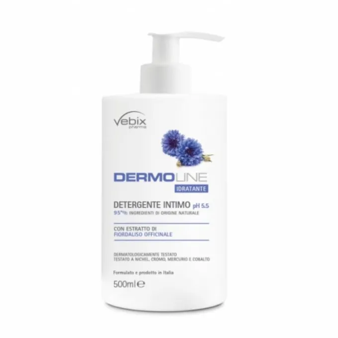 Vebix Dermoline Fiordaliso Deterg.intimo 500 Ml Igiene Quotidiana