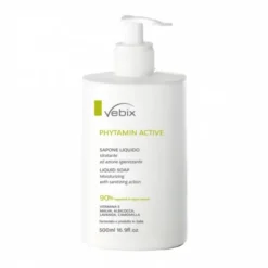 Vebix Phytamin Active Sapone Liquido Idratante 500 Ml Detersione Pelle Secca