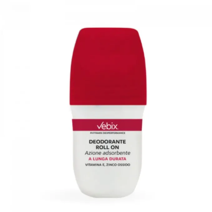 Vebix Phytamin Deo Performance Deodorante Roll On Lunga Durata 50 Ml