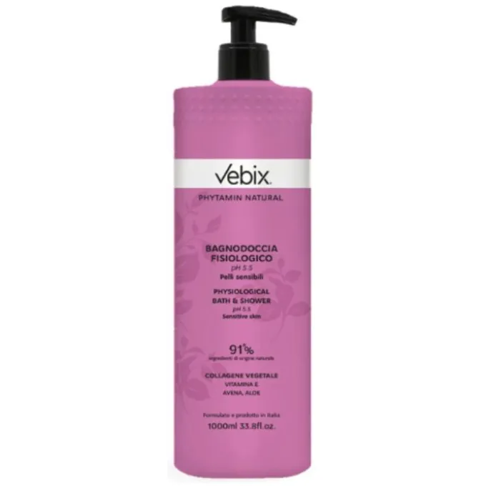 VEBIX PHYTAMIN NATURAL BAGNODOCCIA FISIOLOGICO PH 5.5, 1000 ML