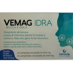 VEMAG IDRA BOCCA & GOLA FRUTTI DI BOSCO 20 COMPRESSE - INTEGRATORE ALIMENTARE