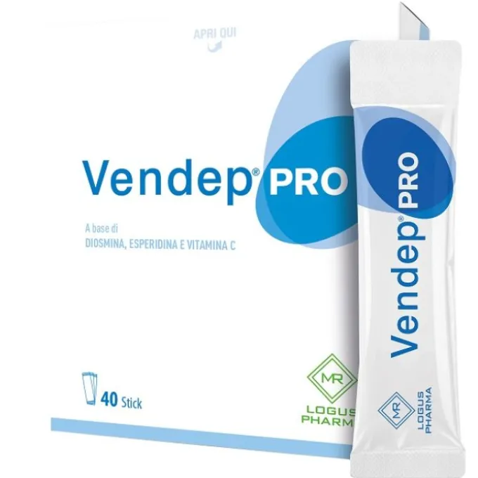 Vendep Pro 40 Stick Integratori Venotonici