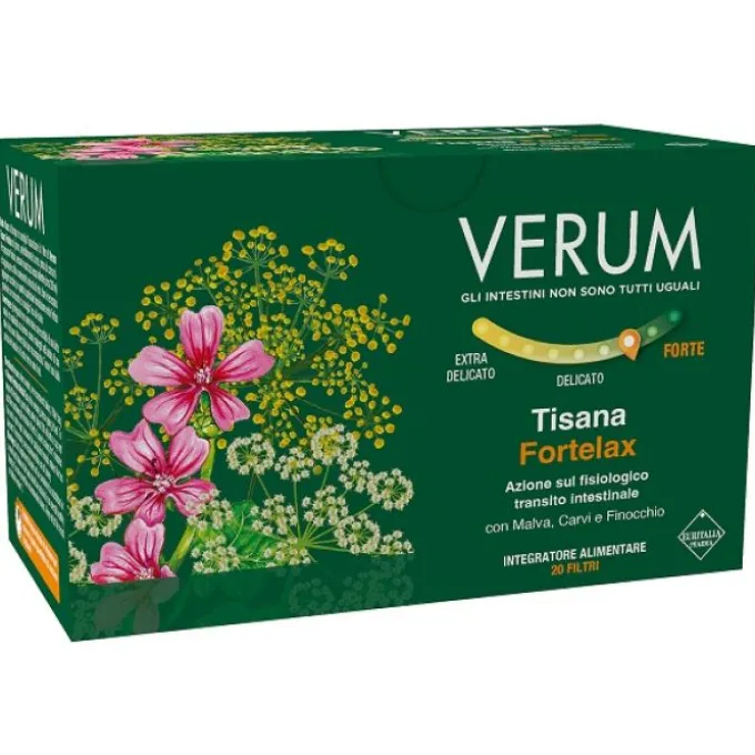 Verum Fortelax Tisana 20 Filtri New Lassativi Azione Delicata