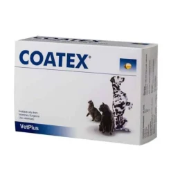 Vetplus Coatex Mangime Complementare Per Cani E Gatti 60 Capsule Integratori Per Animali