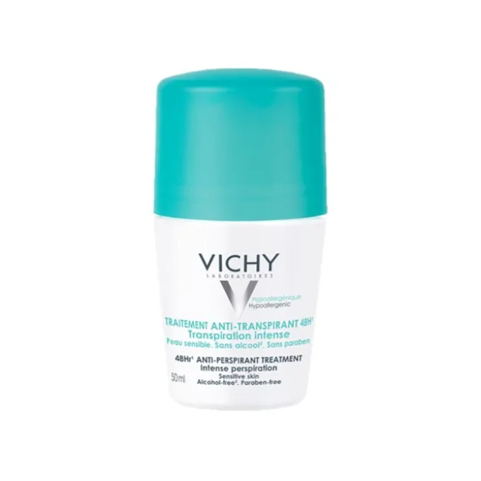 Vichy Deodorante Antitraspirante 48H - Roll -On 50 Ml Pelli Sensibili