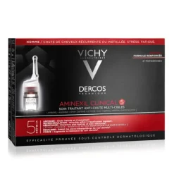 Vichy Dercos Aminexil Trattamento Anticaduta Uomo 21 Fiale 21 X 6 Ml Trattamenti Anticaduta