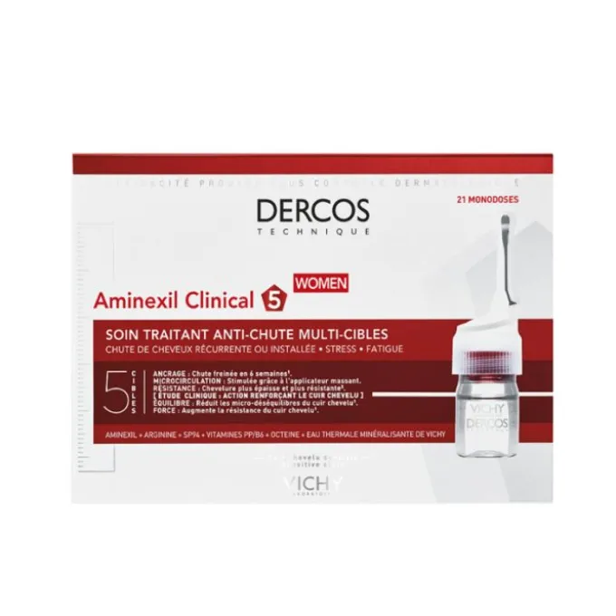 Vichy Dercos Aminexil Trattamento Anticaduta Donna 21 Fiale 21 X 6 Ml