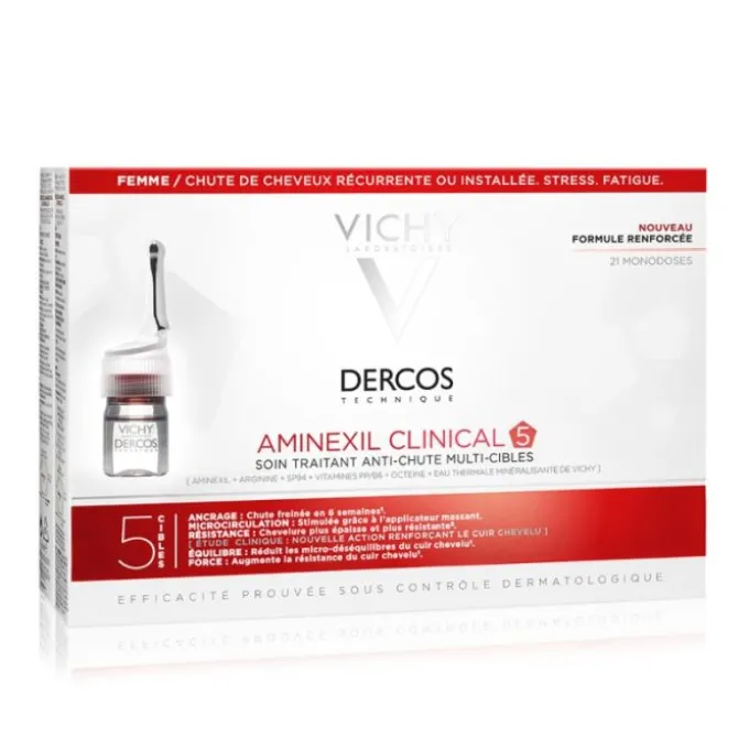 Vichy Dercos Aminexil Trattamento Anticaduta Donna 21 Fiale 21 X 6 Ml